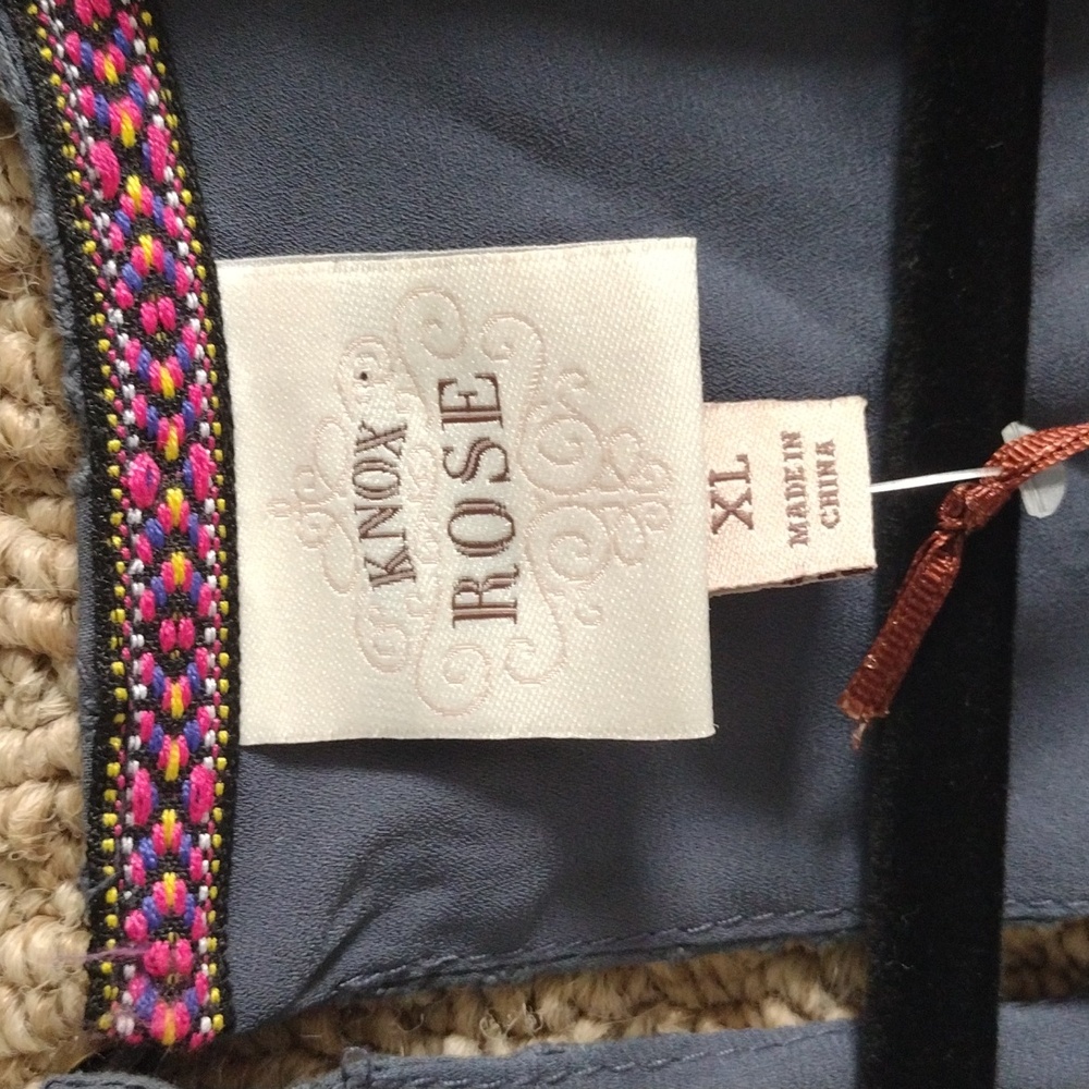 Knox Rose Women's Blue Eyelet Dress, Size XL, 100% Cotton. - Picture 8 of 16